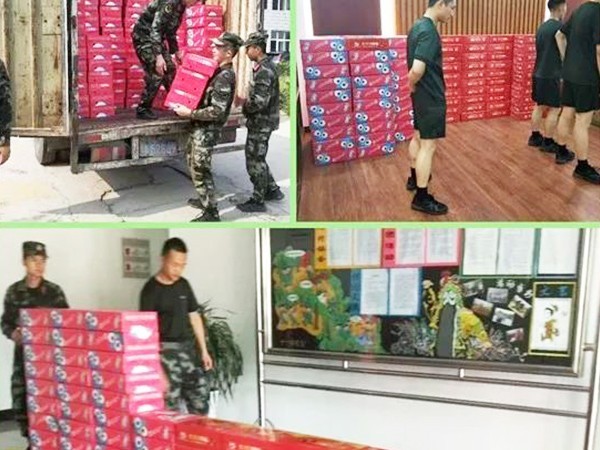 頂真飲品“八一”擁軍慰問(wèn)活動(dòng)，共敘濃濃軍民情！
